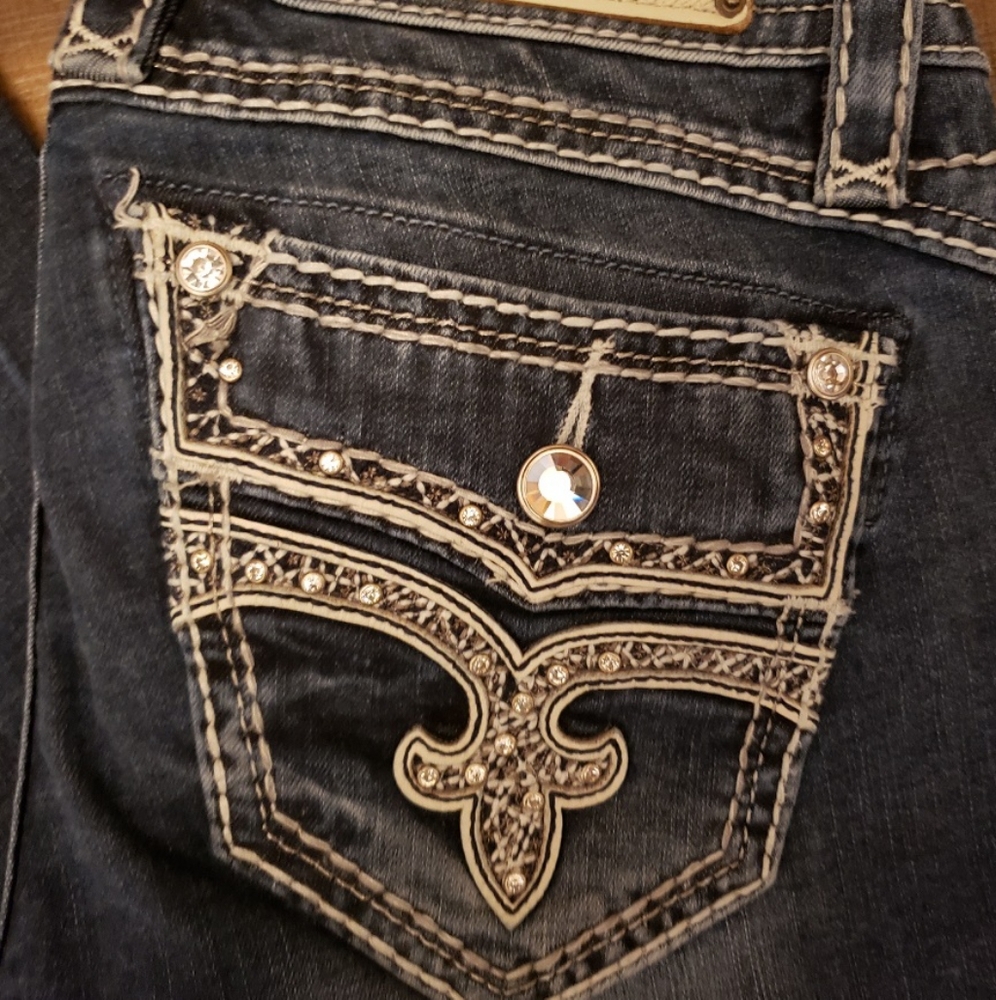 Rock Revival Bootcut Jeans Calli 28